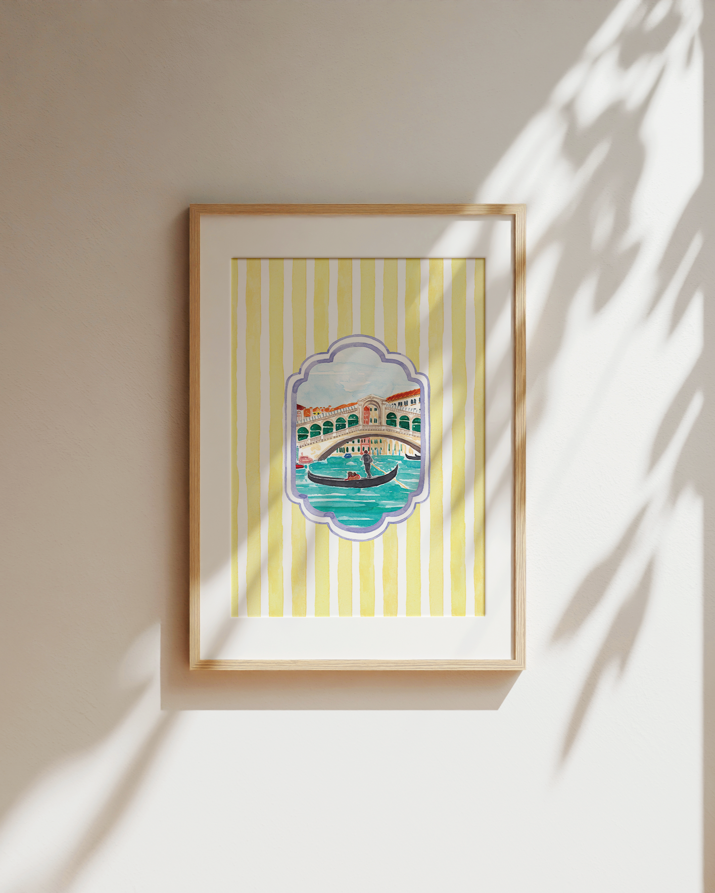 Venice Postcard Art Print
