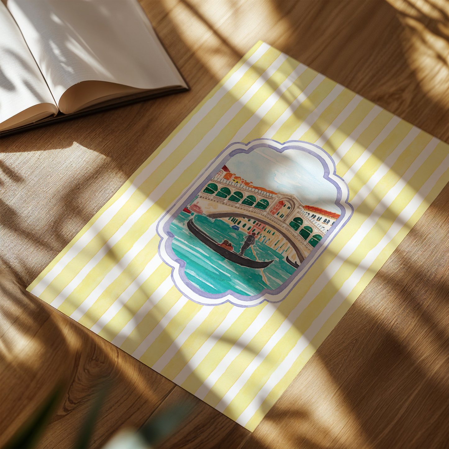 Venice Postcard Art Print