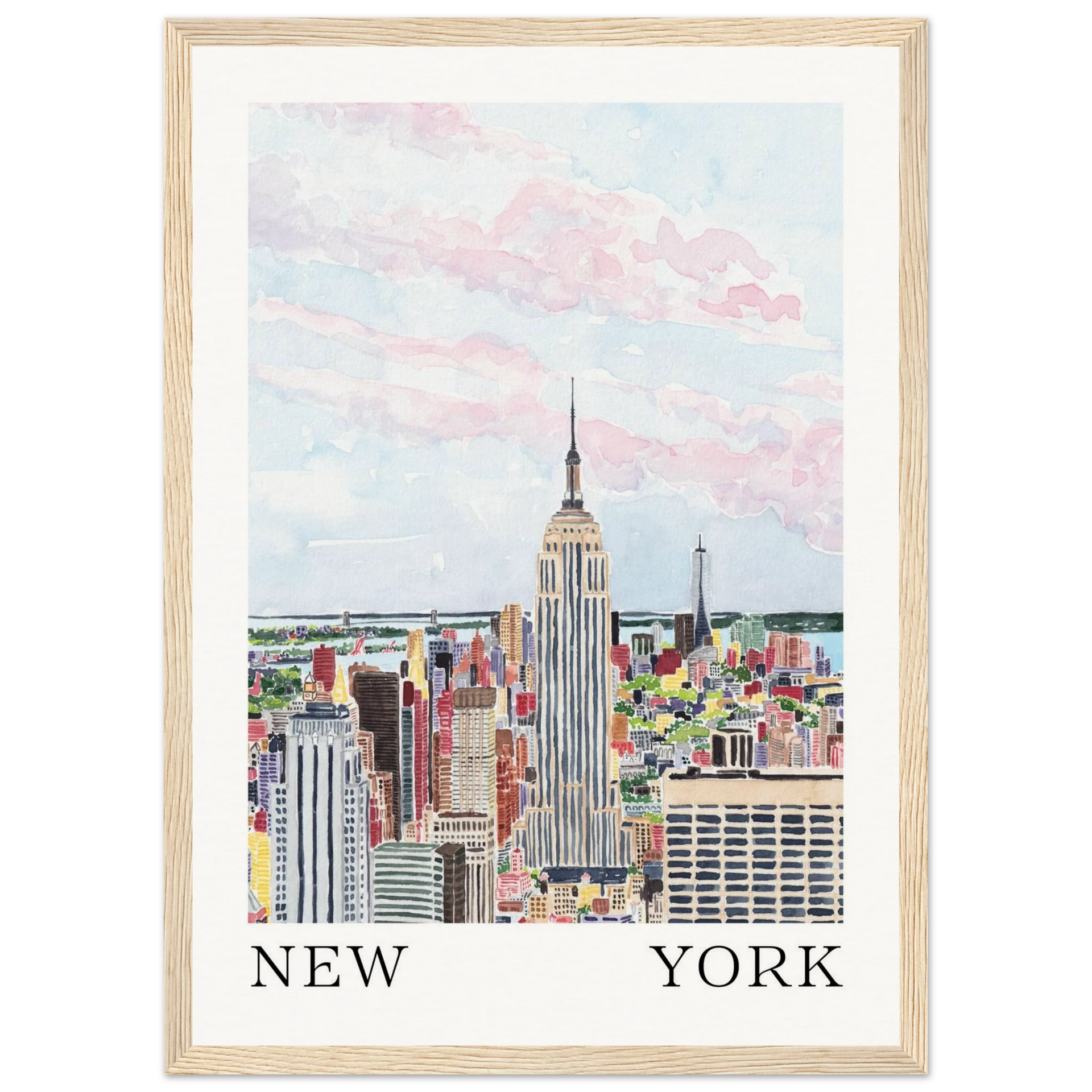 New York Art Print – Oasi Studio