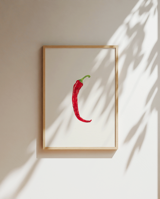 Chilli Art Print