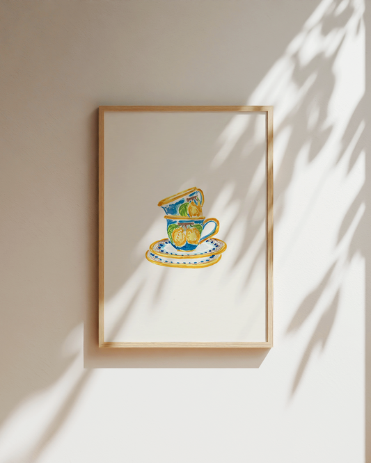 Espresso Cups Art Print