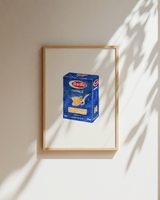 Farfalle Pasta Art Print