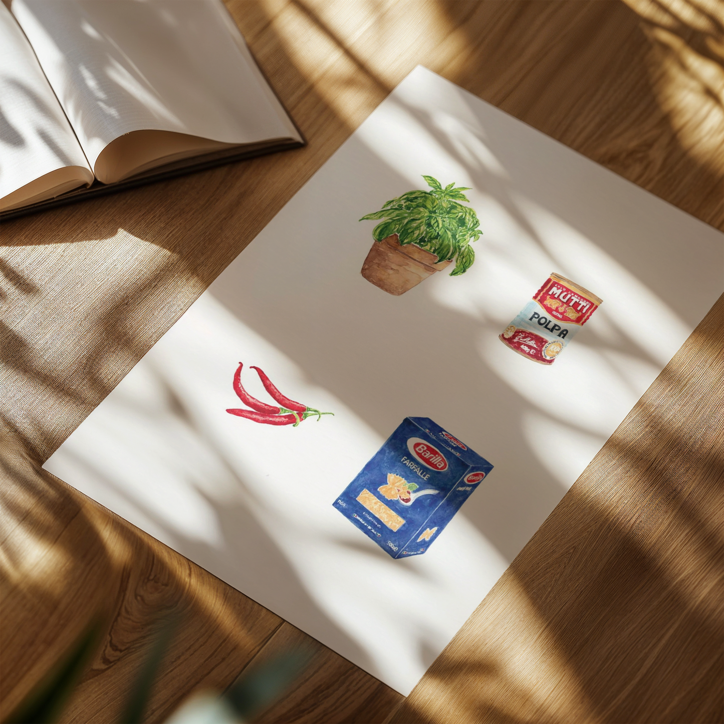 The Four Basic Food Groups Art Print