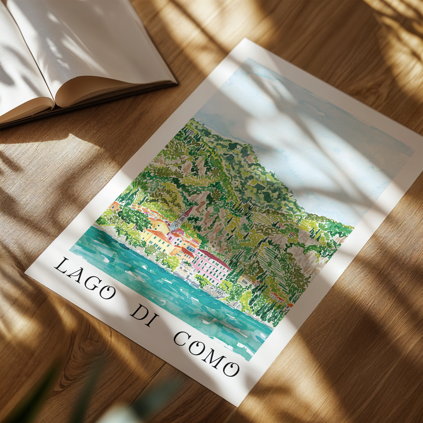 Lake Como Art Print