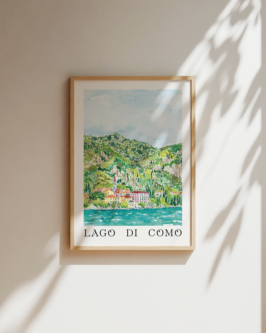Lake Como Art Print
