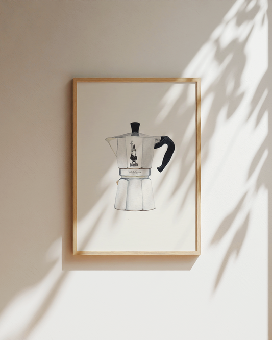 Moka Pot Art Print