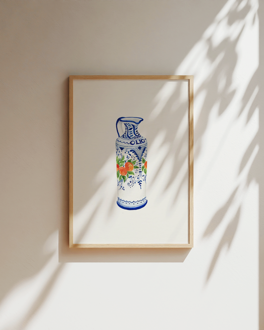 Olive Oil Art Print
